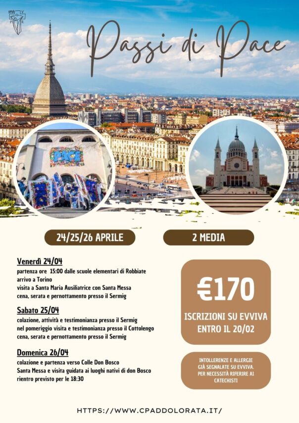 Passi di Pace – Torino 2ª media