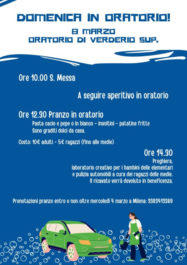Domenica in oratorio!
