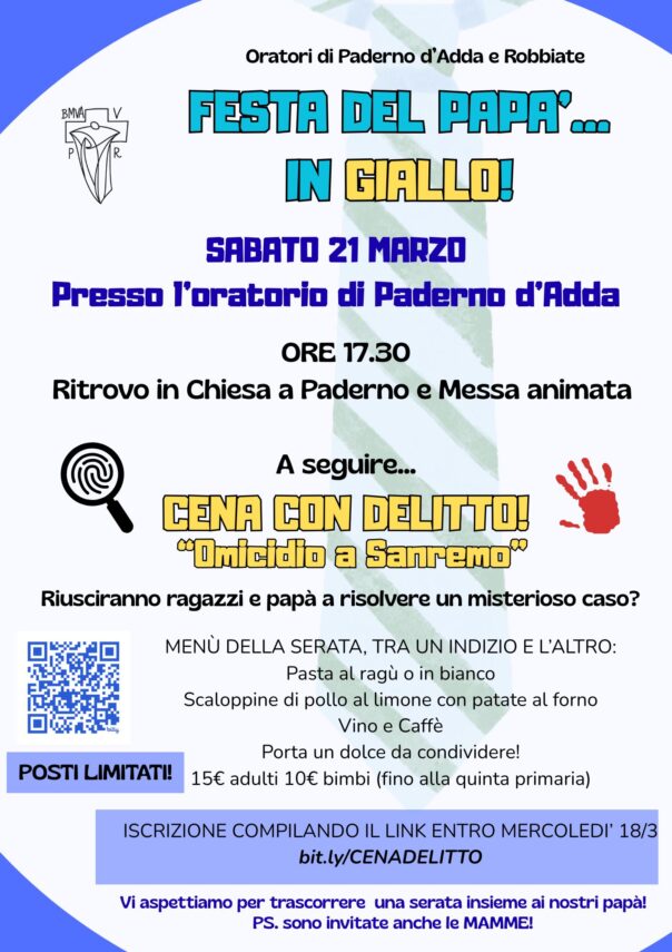 FESTA DEL PAPÀ… IN GIALLO