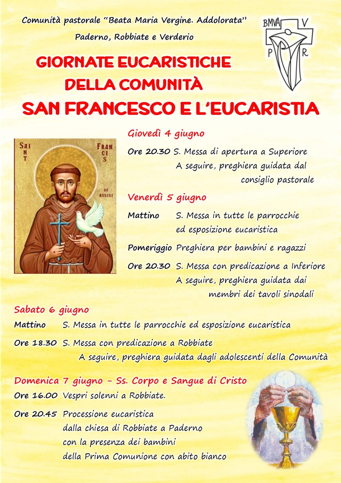 Giornate Eucaristiche della Comunità