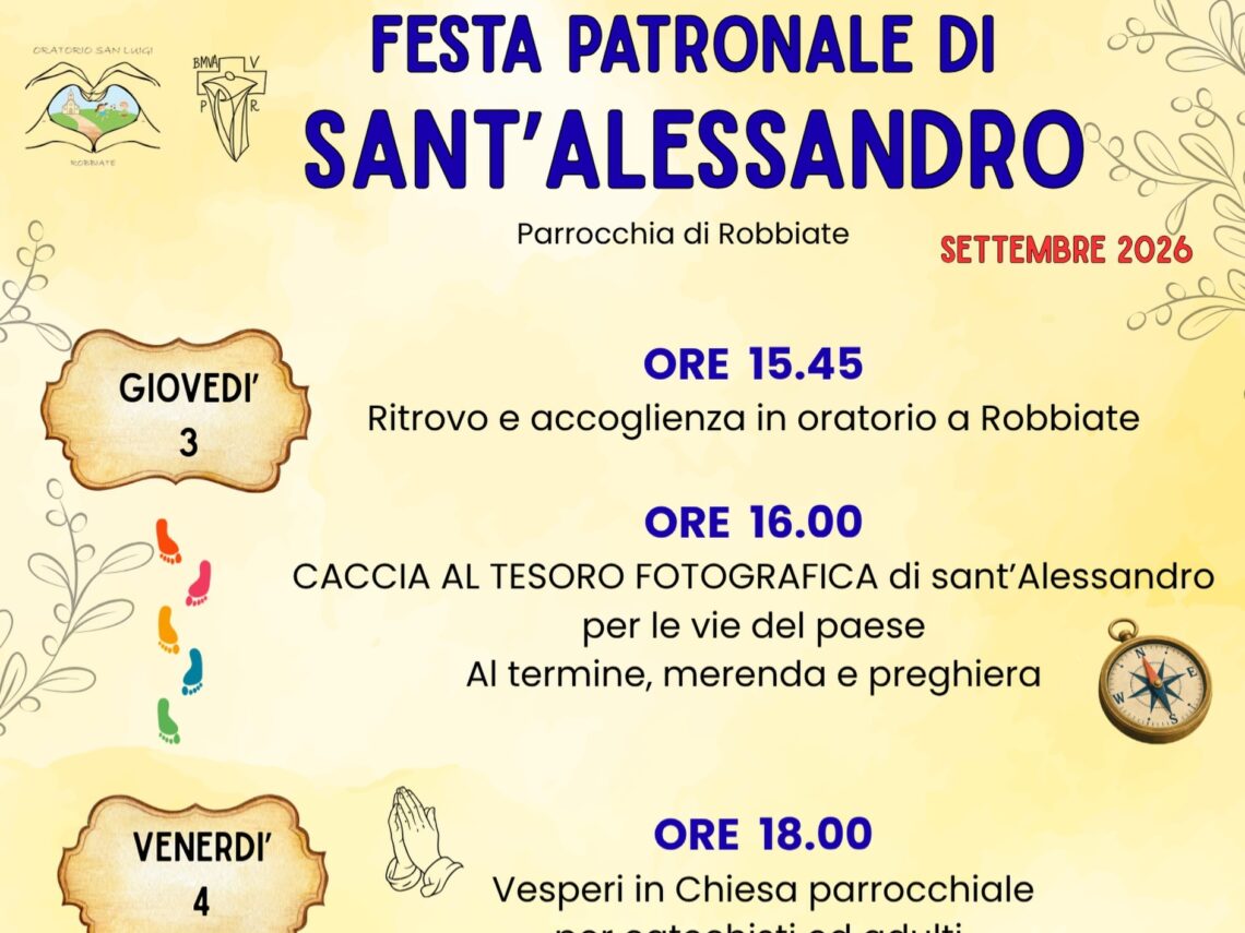Festa Patronale Sant’Alessandro